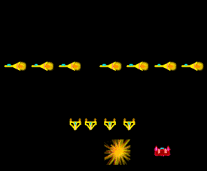 screenshot: verschiedene Schiffe